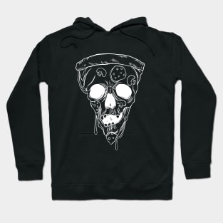 Pizza skull. Half Human Half Pizza Hoodie